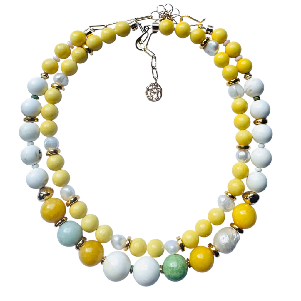 Kimble Necklace in Matcha Sun