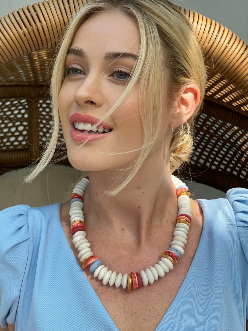 Asante Red Coral Necklace